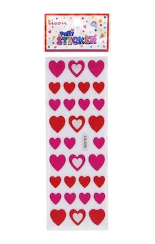 Ticon Pembe Kalpler Sticker - 3 Adet Ticon Pembe Kalpler Sticker - 3 Adet