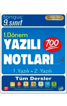 Tonguç 9.Sınıf Yazılı Notları 1.dönem Tonguç 9.Sınıf Yazılı Notları 1.dönem