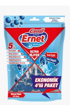 Ernet Klozet Bloğu Çamaşır Suyu Katkılı 4lü Paket Ernet Klozet Bloğu Çamaşır Suyu Katkılı 4lü Paket