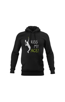 Pisa Art Ace Atmadan Yapamayanlara Özel Siyah Kapüşonlu Sweatshirt Hrmsw001 Siyah Pisa Art Ace Atmadan Yapamayanlara Özel Siyah Kapüşonlu Sweatshirt Hrmsw001 Siyah