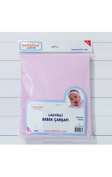 Bebefox Lastikli Bebek Yatak Çarşafı 70x135 Cm 068 Pembe Bebefox Lastikli Bebek Yatak Çarşafı 70x135 Cm 068 Pembe