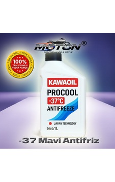 Organik Mavi Antifriz 1 Litre, -37 C Kawaoil