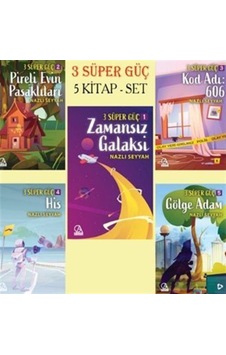 3 Süper Güç Seti - 5 Kitap Takım - Nazlı Seyyah - Gelecek Atölyesi 3 Süper Güç Seti - 5 Kitap Takım - Nazlı Seyyah - Gelecek Atölyesi