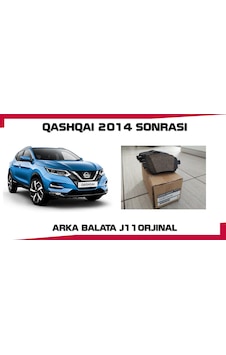 Qashqaı Arka Balata Takım 2014 Sonrası X-traıl T32 J11 Qashqaı Arka Balata Takım 2014 Sonrası X-traıl T32 J11