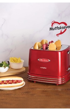 Cookplus Mutfaksever 4lü Sosisli Sandviç (Hot Dog) Yapma Makinesi