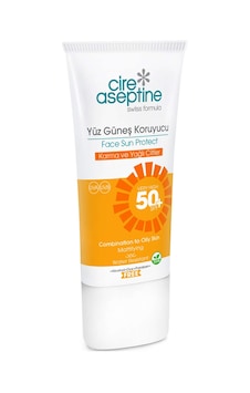 Cire Aseptine Karma ve Yağlı Ciltler İçin Koruyucu Yüz Güneş Kremi SPF50+ 50 ML Cire Aseptine Karma ve Yağlı Ciltler İçin Koruyucu Yüz Güneş Kremi SPF50+ 50 ML