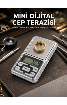 Taşınabilir Dijital Cep Terazisi 5 Ölçüm Birimli Y 9tartı-9-66855