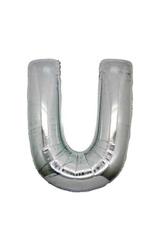 U Silver Harf Folyo Balon - 90 Cm - Gümüş Folyo Harf Balon Gri U Silver Harf Folyo Balon - 90 Cm - Gümüş Folyo Harf Balon Gri