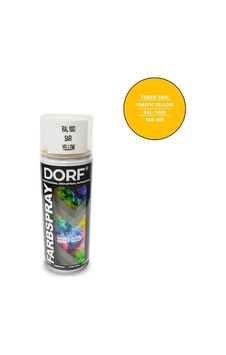 Dorf Taksi Sarı Sprey Boya Akrilik Ral1003 400ml