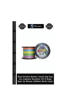 Özel Üretim Balıkçı Yemli Dip Kıyı Avı Captain Dynamic Pe 8 Örgü Spin İp Misina 1500mt Multi Color 0.22 Mm Özel Üretim Balıkçı Yemli Dip Kıyı Avı Captain Dynamic Pe 8 Örgü Spin İp Misina 1500mt Multi Color 0.22 Mm