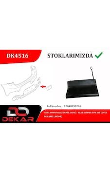 Cekı Demiri Kapagı Arka Mercedes C - Class W204 2 Adet