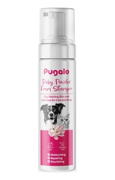 Pugalo Köpekler Için Kuru Köpük Şampuan Tarama Kolaylığı Sağlar 250 Ml Bebek Pudrası Sku: Zeusb0d9p4dk6r