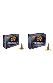 Hem Attracts Money 2 Paket Toplam 20 Adet Konik Tütsü Hem Attracts Money 2 Paket Toplam 20 Adet Konik Tütsü