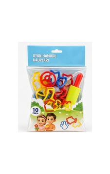 10'lu Plastik Oyun Hamuru Kalıbı