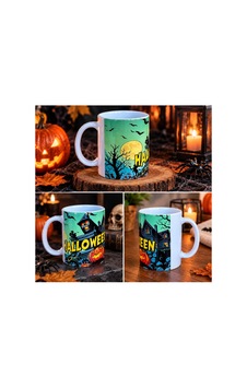 Halloween Temalı Kupa Beyaz - 931337487 Beyaz Halloween Temalı Kupa Beyaz - 931337487 Beyaz