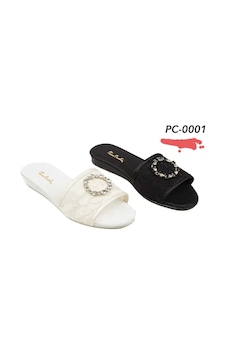 Pierre Cardin Kadın Tokalı Terlik Pc0001 Siyah