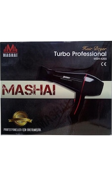 Mashai Msh-4200 Profesyonel Fön Makinesi 2500 W Siyah