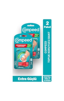 Compeed Topuk Koruyucu Bant Extra Güçlü 5'li 2 Paket Compeed Topuk Koruyucu Bant Extra Güçlü 5'li 2 Paket