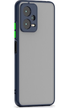 Xiaomi Uyumlu Redmi Note 12 5g Kılıf Zore Arkası Mat Sert Silikon Hux Kapak Xiaomi Uyumlu Redmi Note 12 5g Kılıf Zore Arkası Mat Sert Silikon Hux Kapak
