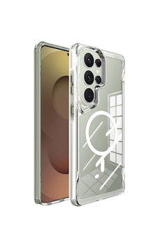 Galaxy S26 Ultra Kılıf Zore M-safe Şarj Özellikli T-max M-safe Kapak Seffaf