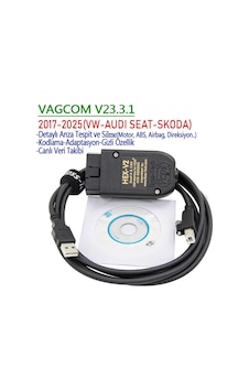 Vagcom Vcds 2017-25 Arıza Tespit Kodlama Gizli Özellik Adaptasyon - Hex V2