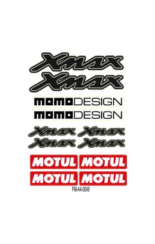 Sticker Seti Xmax Momo Design 02 Nötr Sticker Seti Xmax Momo Design 02 Nötr