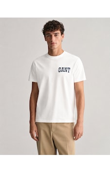 Gant Saf Pamuk Regular Fit Bisiklet Yaka Erkek Tişört 433.l Beyaz Gant Saf Pamuk Regular Fit Bisiklet Yaka Erkek Tişört 433.l Beyaz