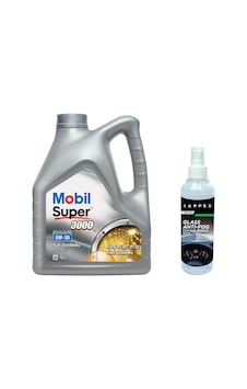 Mobil Super 3000 X1 Formula FE 5W-30 Motor Yağı 4 L + Carpex Cam Buğu Önleyici Mobil Super 3000 X1 Formula FE 5W-30 Motor Yağı 4 L + Carpex Cam Buğu Önleyici
