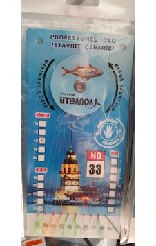 Çapari İstavrit Kolay Açılır 10 İğne - Renk 33 Çapari İstavrit Kolay Açılır 10 İğne - Renk 33