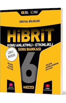 Hız Yayınları 2026 6. Sınıf Sosyal Bilgiler Hibrit - Konu Anlatımlı Soru Bankası Yeni Müfredat Hız Yayınları 2026 6. Sınıf Sosyal Bilgiler Hibrit - Konu Anlatımlı Soru Bankası Yeni Müfredat