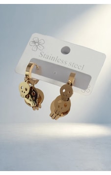 Gold Renk Sallantı Kuru Kafa Küpe 11024558 Gold Renk Sallantı Kuru Kafa Küpe 11024558