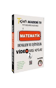 Tasarı Tyt Dgs Kpss Ales Msü Matematik Denklem Eşitsizlik Video Ders Notları Tasarı Tyt Dgs Kpss Ales Msü Matematik Denklem Eşitsizlik Video Ders Notları