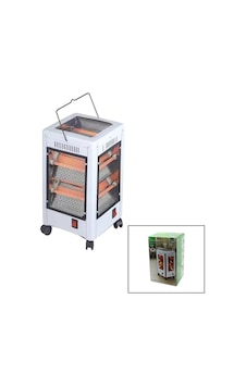 Kiwi Kht-8407 Elektirikli Ve İnovatif Çok Yönlü Isıtıcı Soba Fan 225x225x435mm Tekerlekli