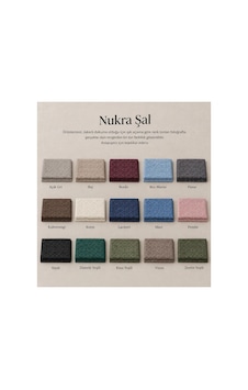 Nukra Pamuk Jakarlı Şal Halka Desen Kadın Tesettür Başörtüsü 70x190 Cm Kına Yeşili Nukra Pamuk Jakarlı Şal Halka Desen Kadın Tesettür Başörtüsü 70x190 Cm Kına Yeşili
