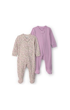 Carter's Kız Bebek 2'li Fermuarlı Patikli Tulum Lila 1v322010 Carter's Kız Bebek 2'li Fermuarlı Patikli Tulum Lila 1v322010