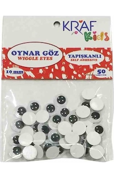 Oynar Göz Yapışkansız 10 Mm 50 Li Kk55 Oynar Göz Yapışkansız 10 Mm 50 Li Kk55