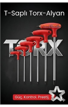 Tor-x Profesyonel T-kollu Torx Alyan Anahtar Seti 6 Parça - Güç Ve Hassasiyet Bir Arada 722633