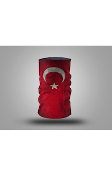 Prosev Maske-Boyunluk Türk Bayraklı Prosev Maske-Boyunluk Türk Bayraklı
