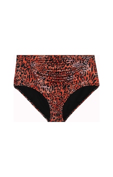Büyük Beden Drape Detaylı Toparlayıcı Yüksek Bel Kadın Bikini Alt Leopar Büyük Beden Drape Detaylı Toparlayıcı Yüksek Bel Kadın Bikini Alt Leopar