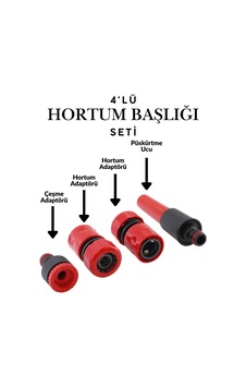 4 Adet Hortum Sulama Tabancası Başlığı Seti Bahçe Musluk Bağlantı Aparatı Adaptörü Bahçe Sulama 4 Adet Hortum Sulama Tabancası Başlığı Seti Bahçe Musluk Bağlantı Aparatı Adaptörü Bahçe Sulama