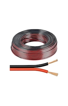 2 X 0.75 Mm Çiftli Hoparlör Kablosu Kırmızı-siyah 1 Mt 2 X 0.75 Mm Çiftli Hoparlör Kablosu Kırmızı-siyah 1 Mt