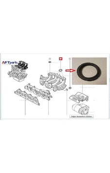 Emme Manifold Boğaz Contası Tk. 4ad. Kng 1.9 Dzl. F8q Aft 7701066962 Emme Manifold Boğaz Contası Tk. 4ad. Kng 1.9 Dzl. F8q Aft 7701066962