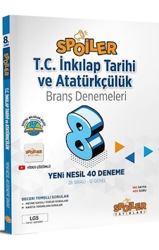 8. Sınıf T.C İnkılap Tarihi ve Atatürkçülük Spoiler 40 Deneme 8. Sınıf T.C İnkılap Tarihi ve Atatürkçülük Spoiler 40 Deneme