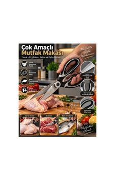 Çok Amaçlı Profesyonel Mutfak Makası Tavuk, Et Ve Balık Kesme Makası
