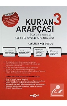 Kur'an Arapçası 3. Kitap + Çözüm Kitabı - Abdullah Köseoğlu - Akçağ Yayınları Kur'an Arapçası 3. Kitap + Çözüm Kitabı - Abdullah Köseoğlu - Akçağ Yayınları