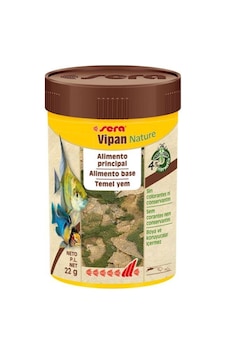 Sera Vipan Nature Süs Balıkları İçin Pul Temel Yem 100 Ml Sera Vipan Nature Süs Balıkları İçin Pul Temel Yem 100 Ml