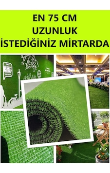 Çim Halı Yapay Çim Halı Suni Çim Halı Yeşil Yapay Çim 8 Mm En 75