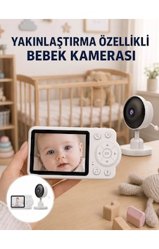 Northcity Fhss Teknolojili Güvenli Bebek Monitörü Net Görüntü Yeni Nesil Açık Gri Northcity Fhss Teknolojili Güvenli Bebek Monitörü Net Görüntü Yeni Nesil Açık Gri