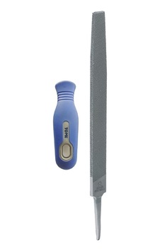 10'' Tome Mil Eğe Konik Kenarı Düz Kalın Diş Saplı