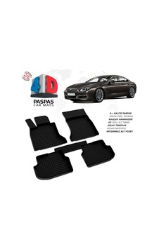Bmw 6 Serisi F06 4d Araca Özel Havuzlu Kauçuk Paspas 2011-2018